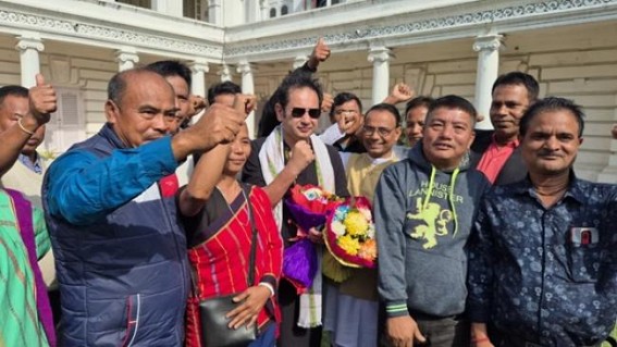 Tipra Motha joining program at Palace, Agartala. TIWN Pic Dec 10 Tipra Motha joining program at Palace, Agartala. TIWN Pic Dec 10